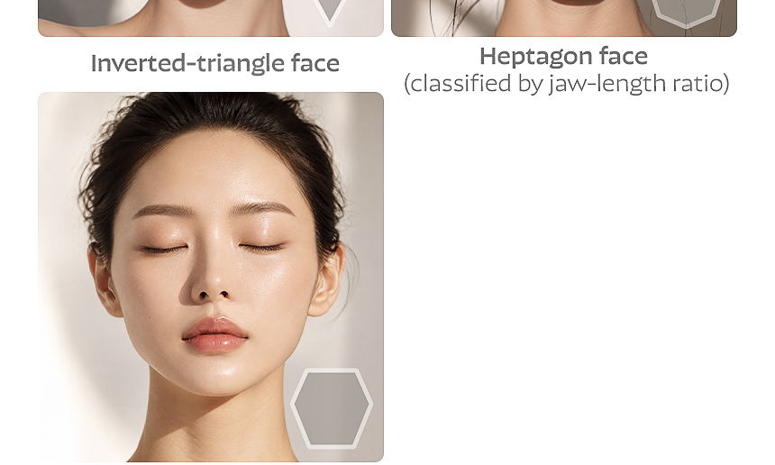 Protruding cheekbone face shapes