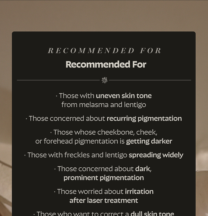 Busan FLORIA Clinic pigmentation treatment